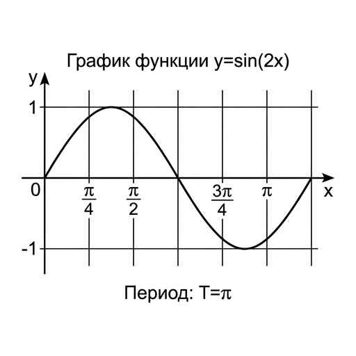 $y = \sin(2x)$