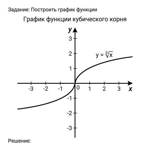 $y = \sqrt[3]{x}$