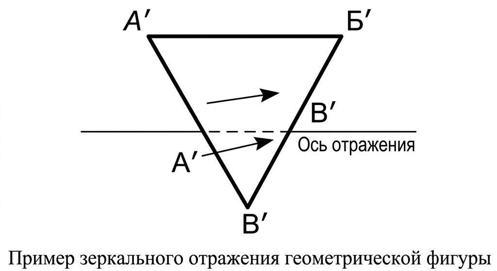Отражённый треугольник