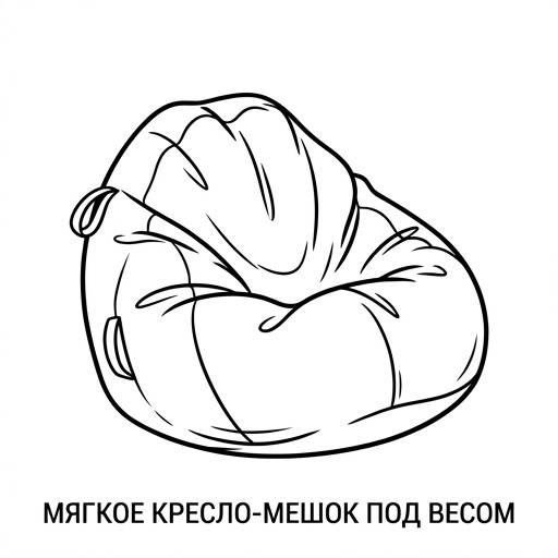 Мягкий пуфик