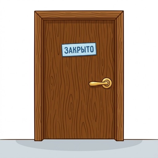 Закрытая дверь
