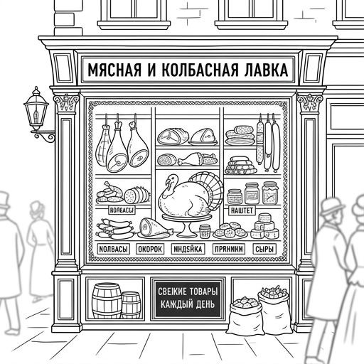 Витрина гастронома