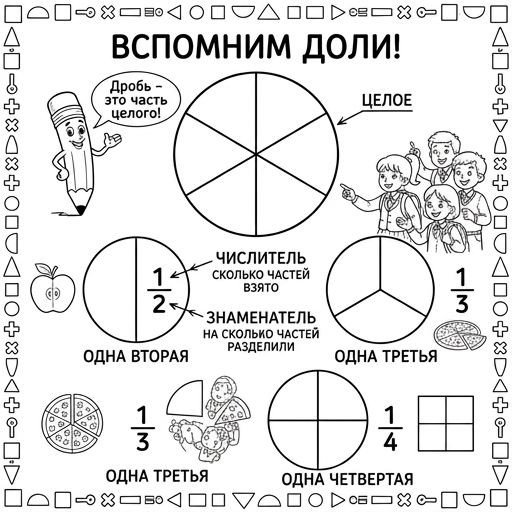 Вспомним доли