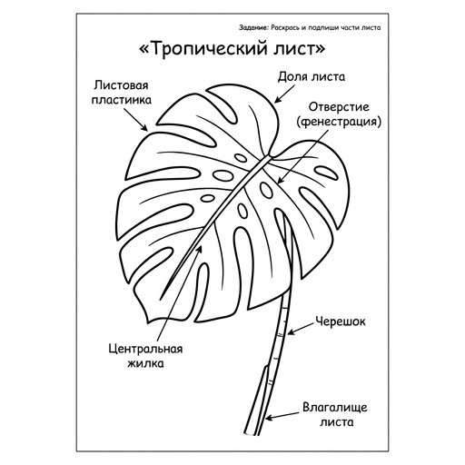 Лист пальмы