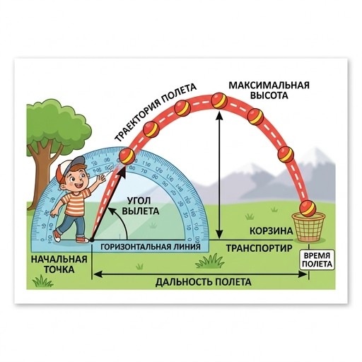 Транспортир (угол закрутки)