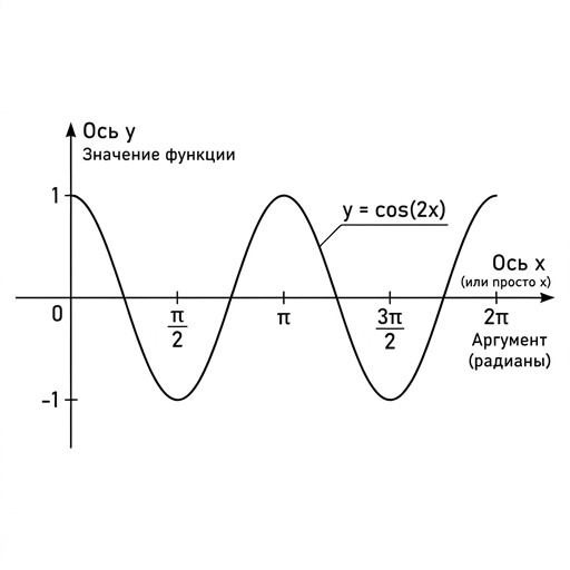 $y = \cos 2x$