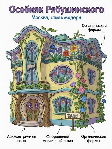 Особняк С. Рябушинского (Ф. Шехтель)