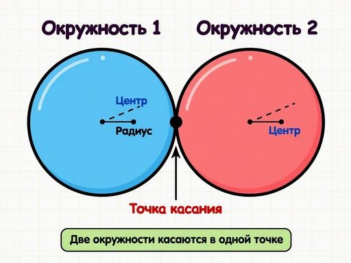 Касающиеся окружности