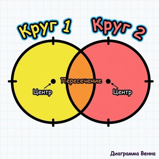 Пересекающиеся окружности