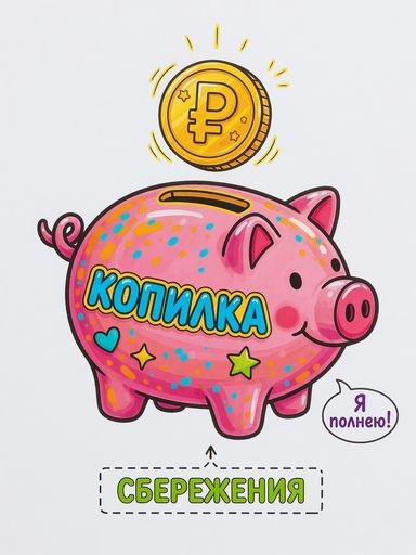 Зачисление на счет ($+1000$)