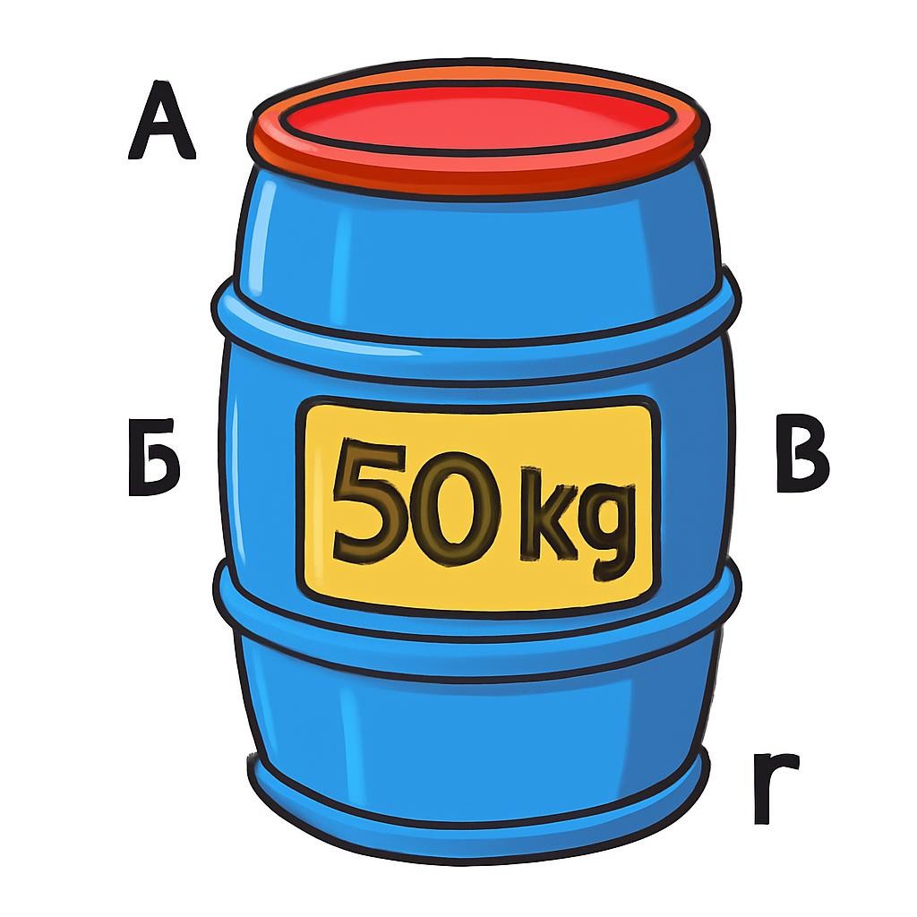 Бочка: 50 кг