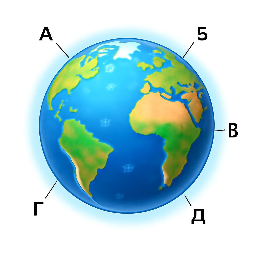 Планета Земля ($10^7$ м)