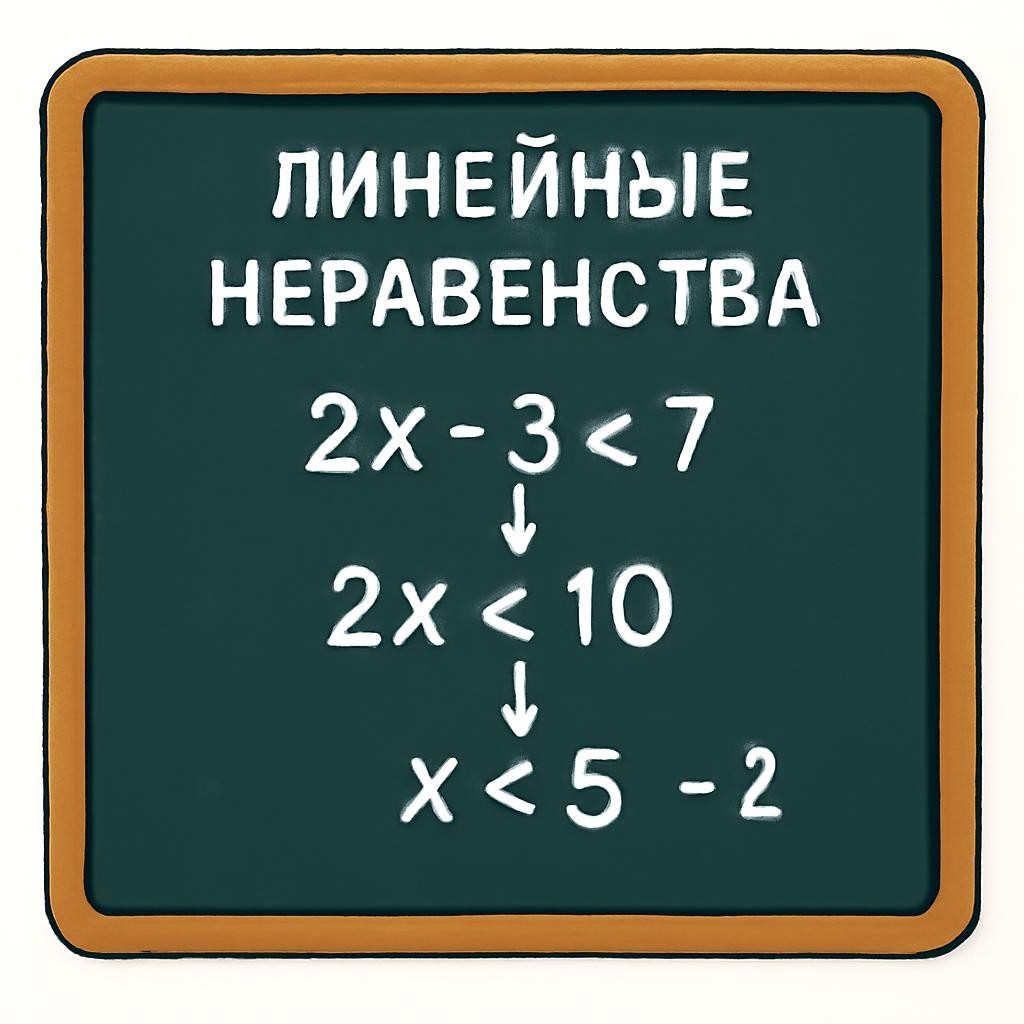 Слайд 6 «Алгоритм решения линейных неравенств» — иллюстрация к презентации «Неравенства в курсе алгебры» по алгебре для 8 класса