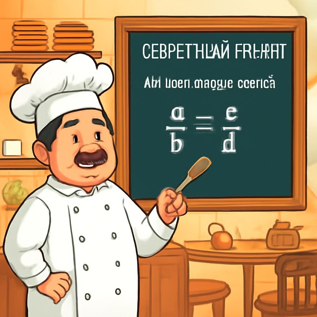 Слайд 8 «Инструкция шеф-повара: алгоритм выделения целой части» — иллюстрация к презентации «Математическое кафе» по математике для 6 класса