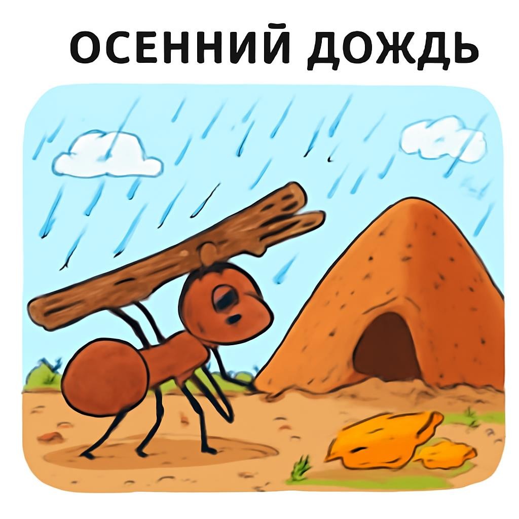 Слайд 8 «Пример: «Стрекоза и Муравей»» — иллюстрация к презентации «Мир басен И.А. Крылова» по литературе для 4 класса