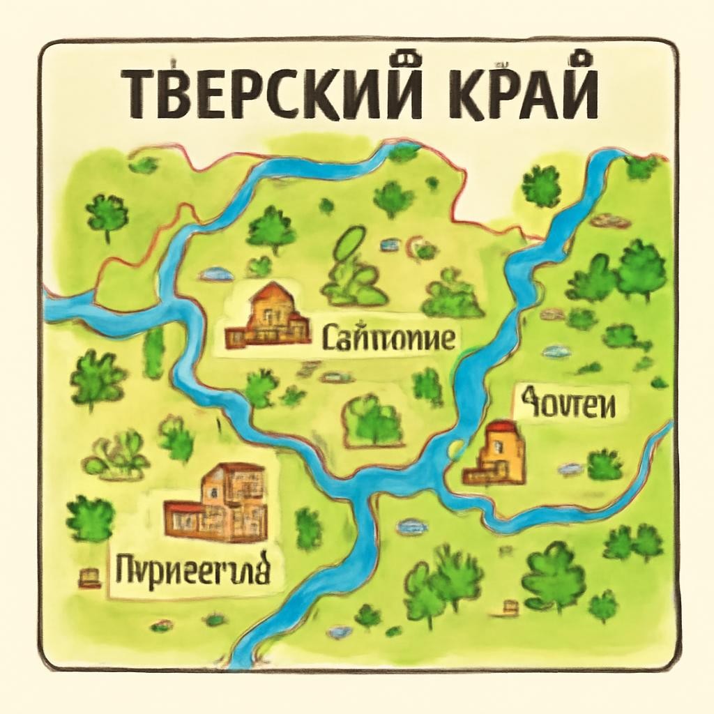 Слайд 11 «Работа с картой: где селились древние люди?» — иллюстрация к презентации «Тверской край в древности» по истории для 5 класса