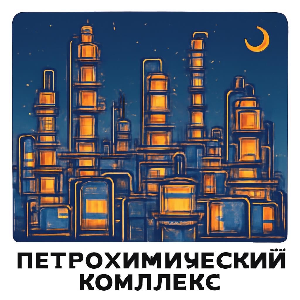 Слайд 19 «Нефтехимический завод по производству этилена» — иллюстрация к презентации «Алкены» по химии для 10 класса