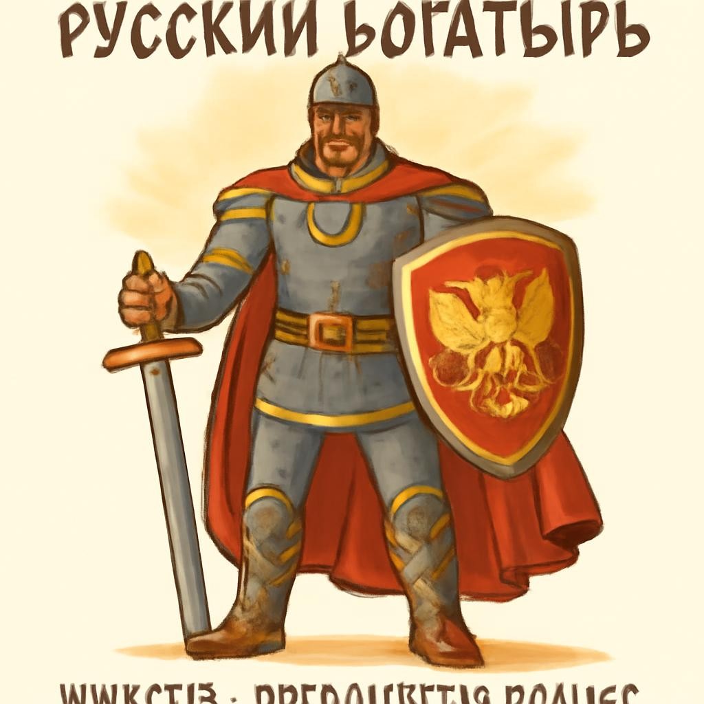 Слайд 9 «Портрет идеального защитника» — иллюстрация к презентации «Образы русских богатырей» по литературе для 4 класса