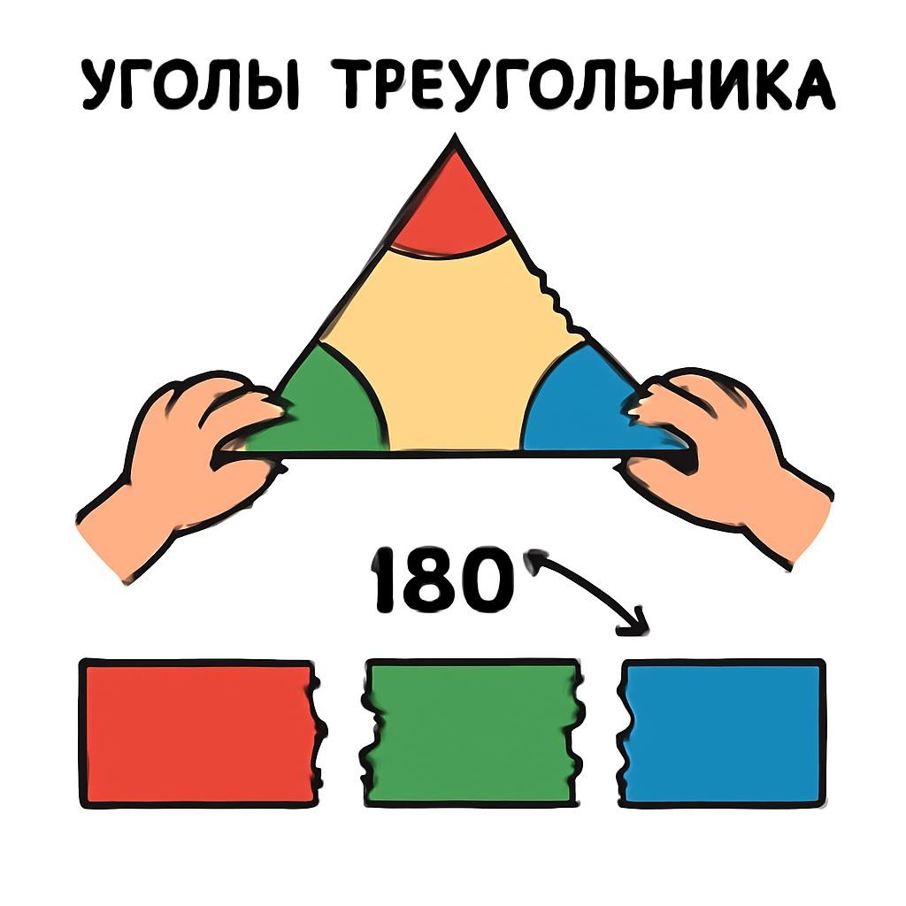 Слайд 7 «Магия числа 180» — иллюстрация к презентации «Параллельные прямые и треугольники» по геометрии для 7 класса