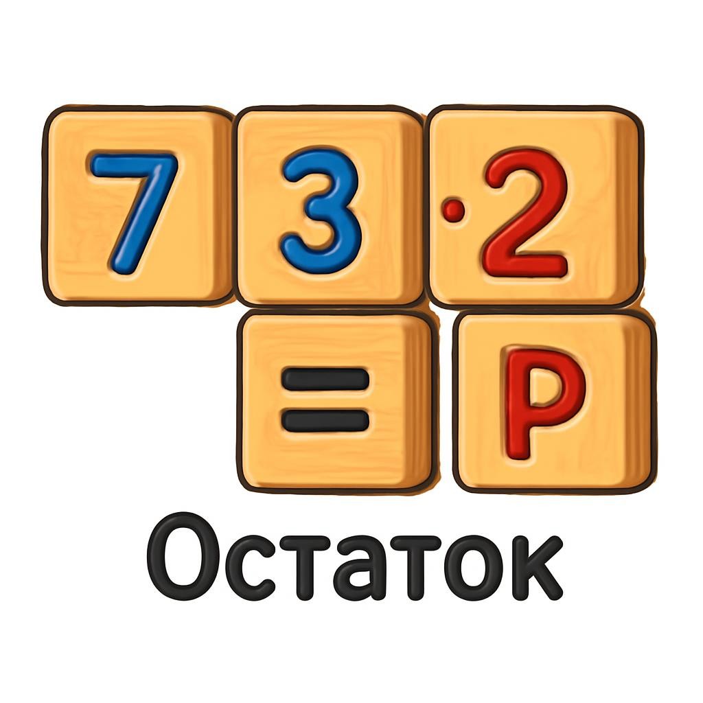 Слайд 15 «Деление с остатком» — иллюстрация к презентации «Натуральные числа: мастерство вычислений» по математике для 5 класса
