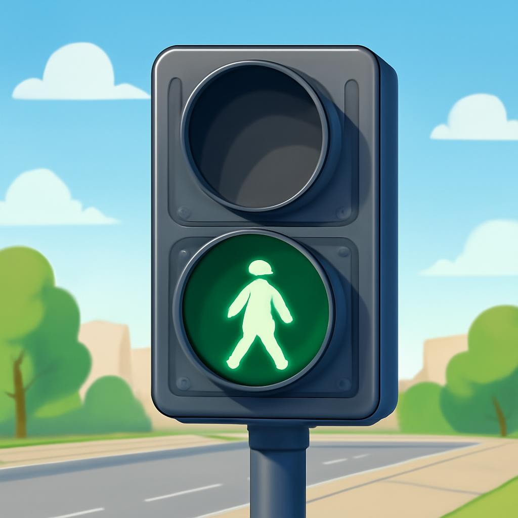 Слайд 13 «Traffic Lights» — иллюстрация к презентации «In the Streets» по английскому языку для 6 класса